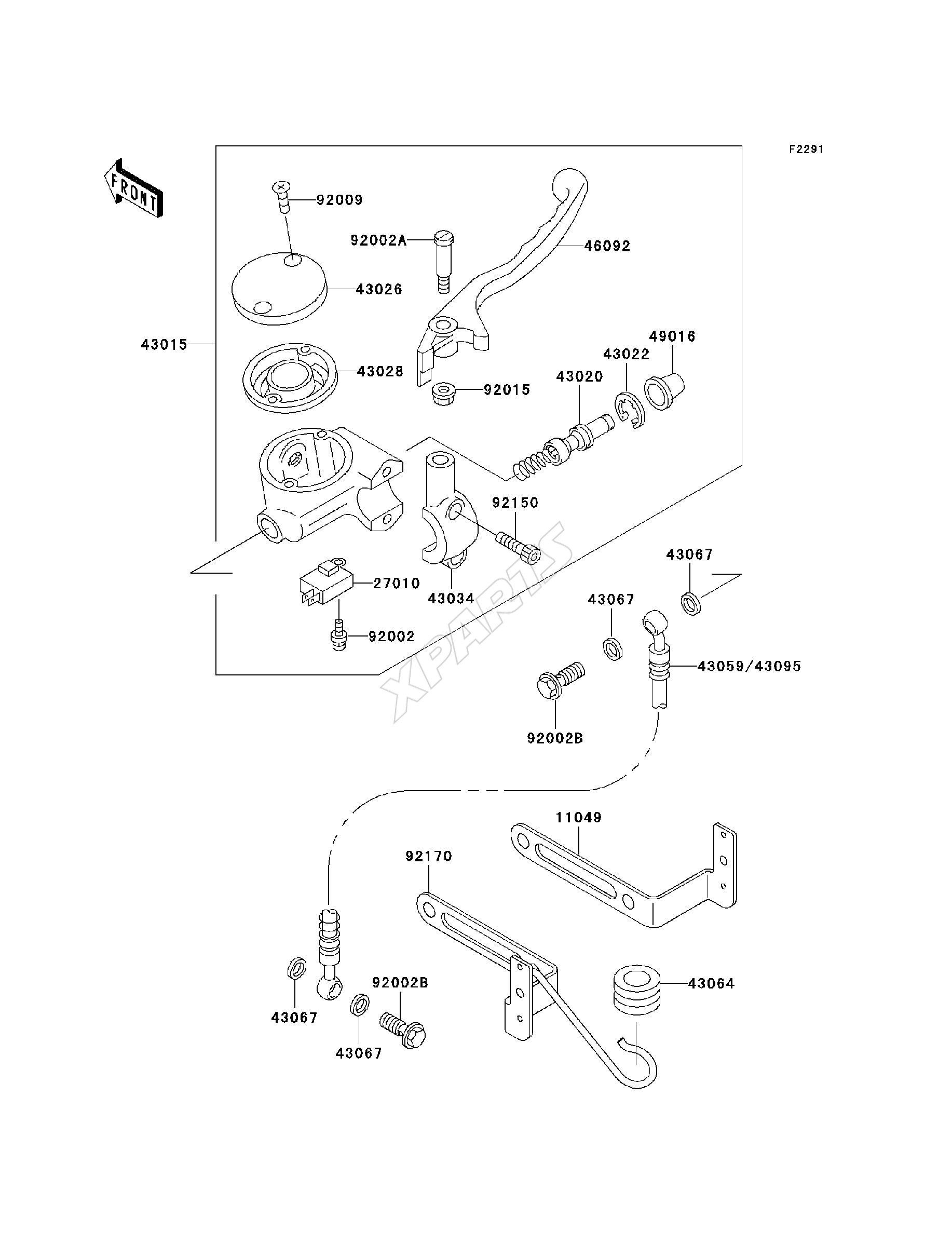 Billede til varegruppe Front Master Cylinder