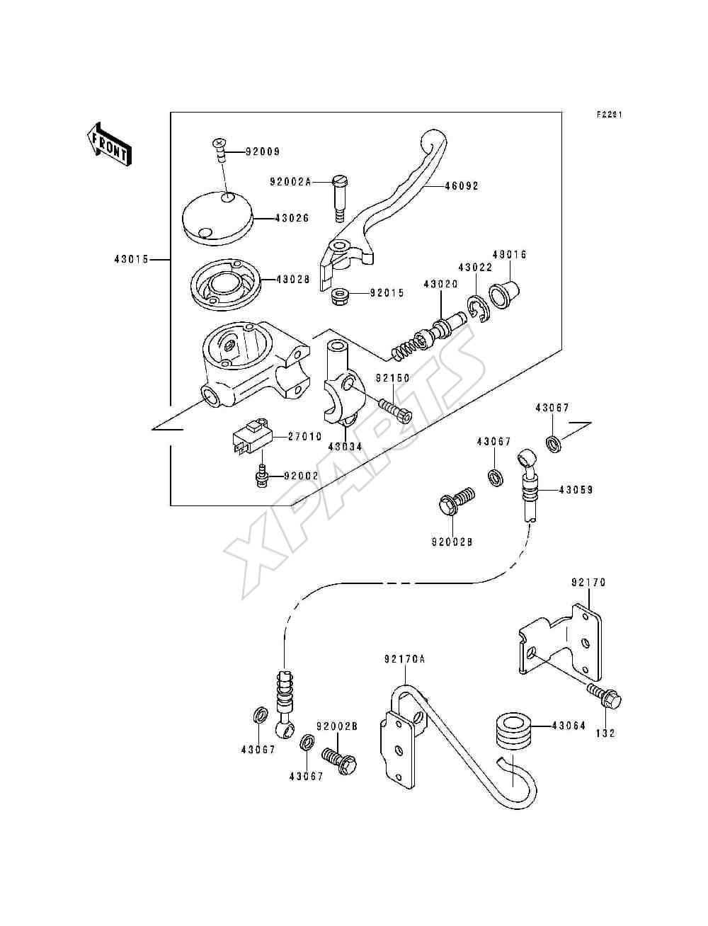 Billede til varegruppe Front Master Cylinder