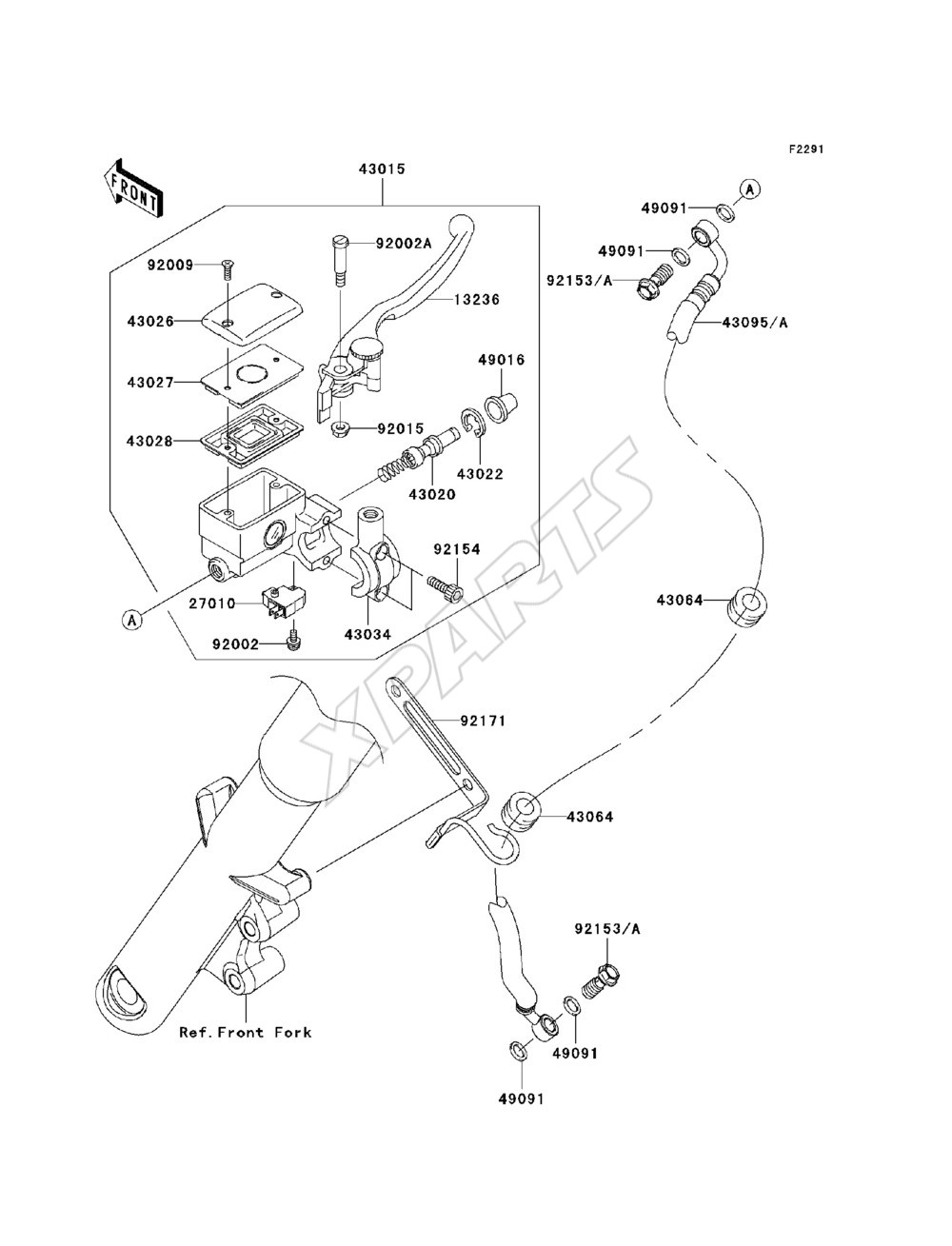 Billede til varegruppe Front Master Cylinder