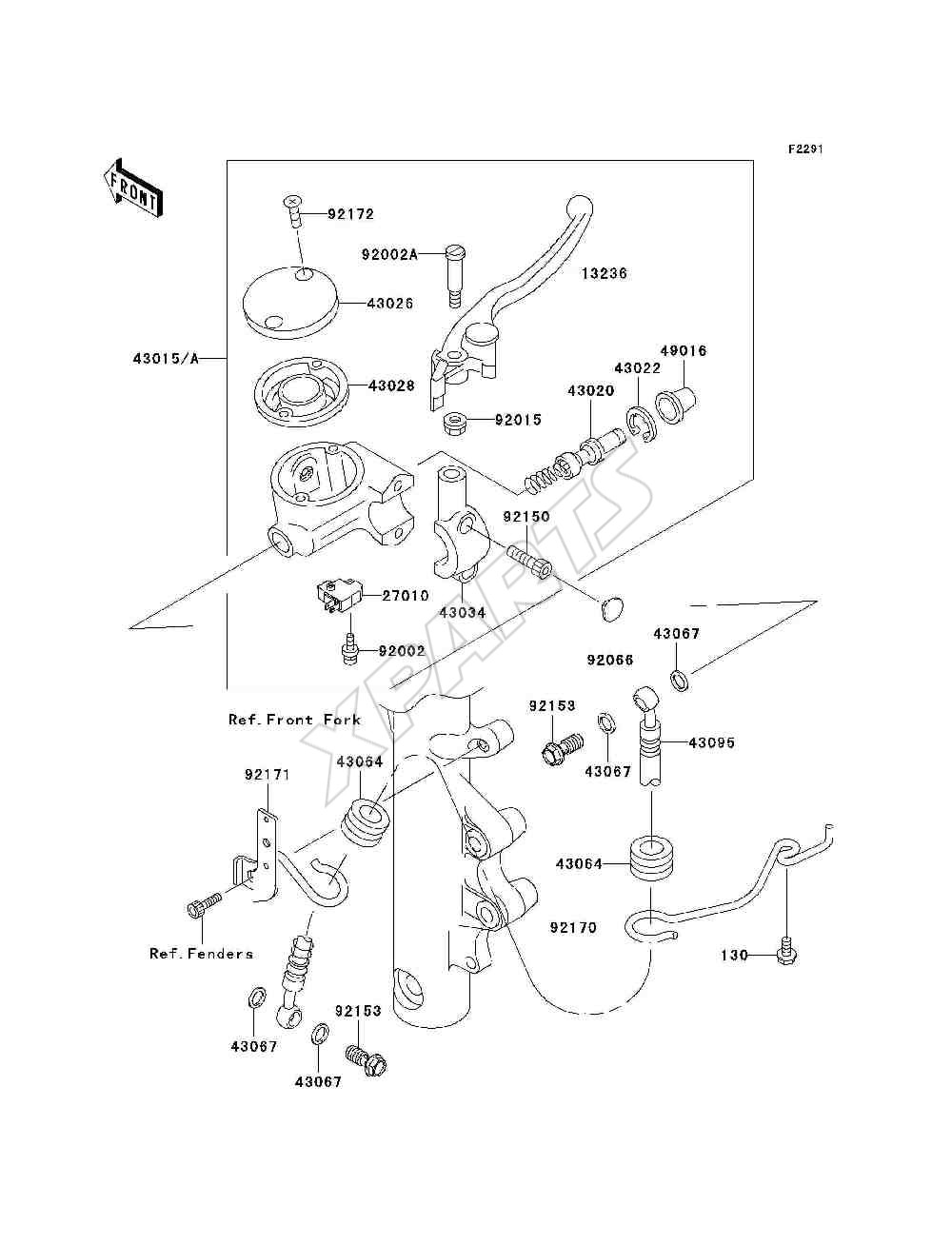 Billede til varegruppe Front Master Cylinder