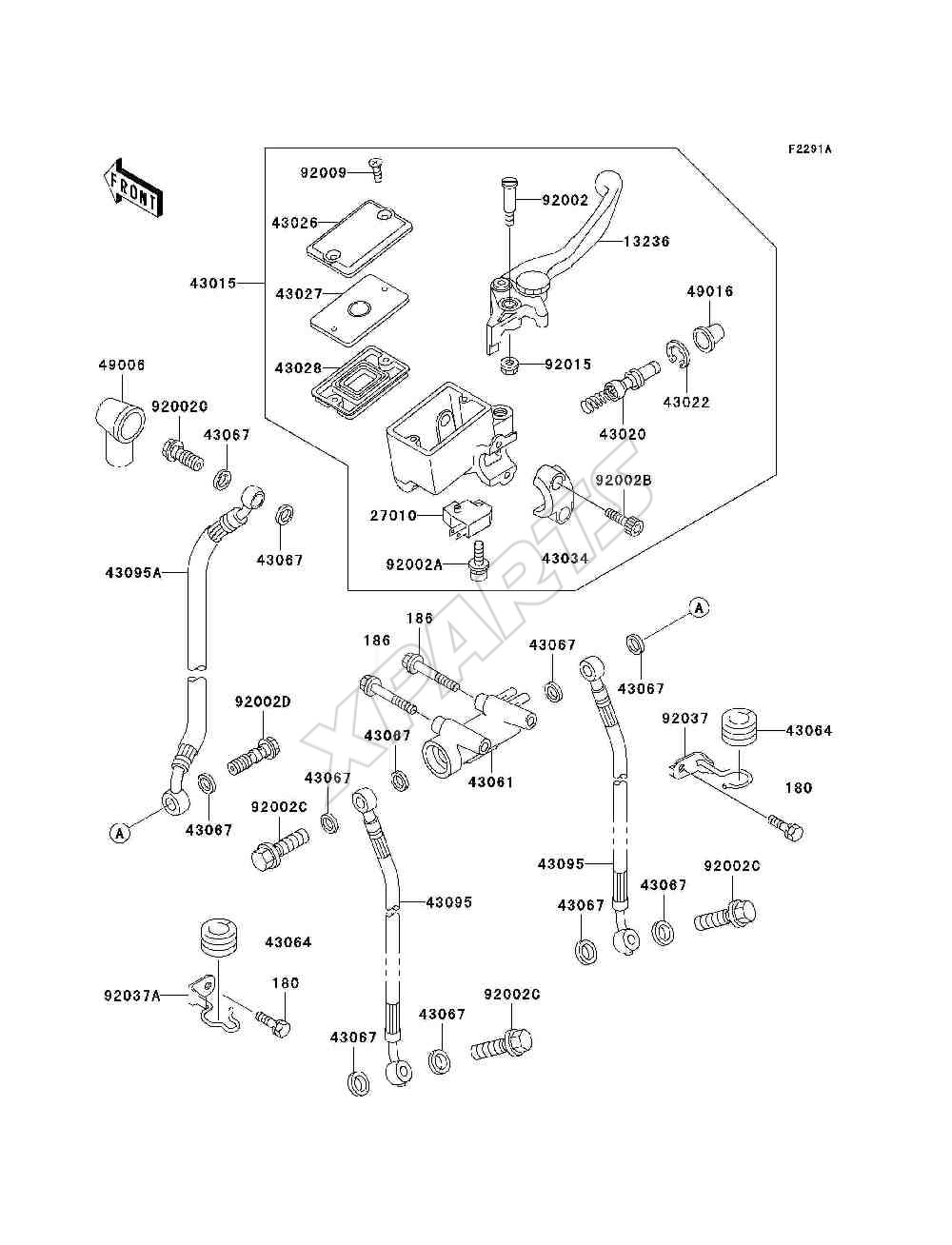 Billede til varegruppe Front Master Cylinder(P21 / P22 / P24)