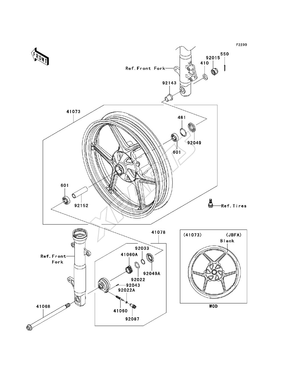 Billede til varegruppe Front Wheel