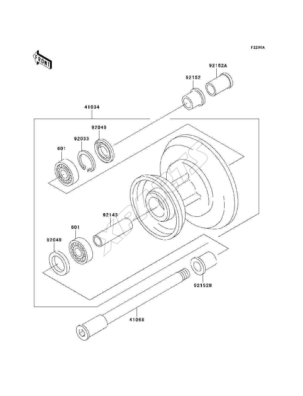 Billede til varegruppe Front Wheel(EJ650-A3 / A4)