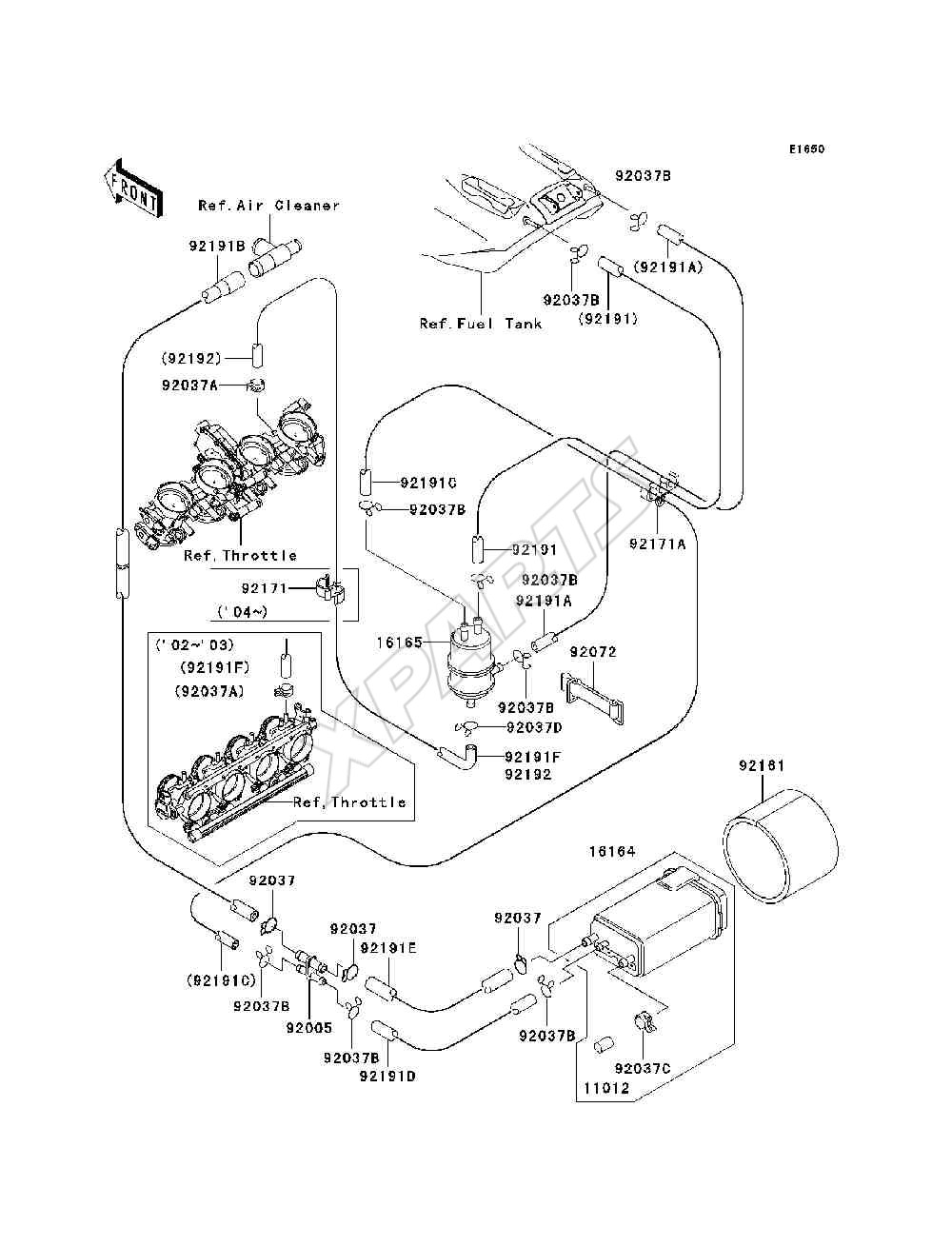 Bild für Kategorie Fuel Evaporative System(CA)