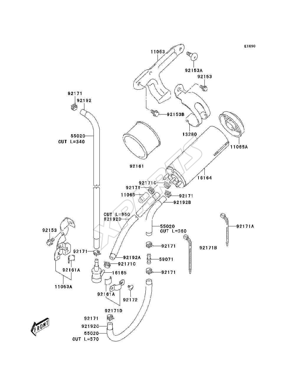 Billede til varegruppe Fuel Evaporative System(CA)