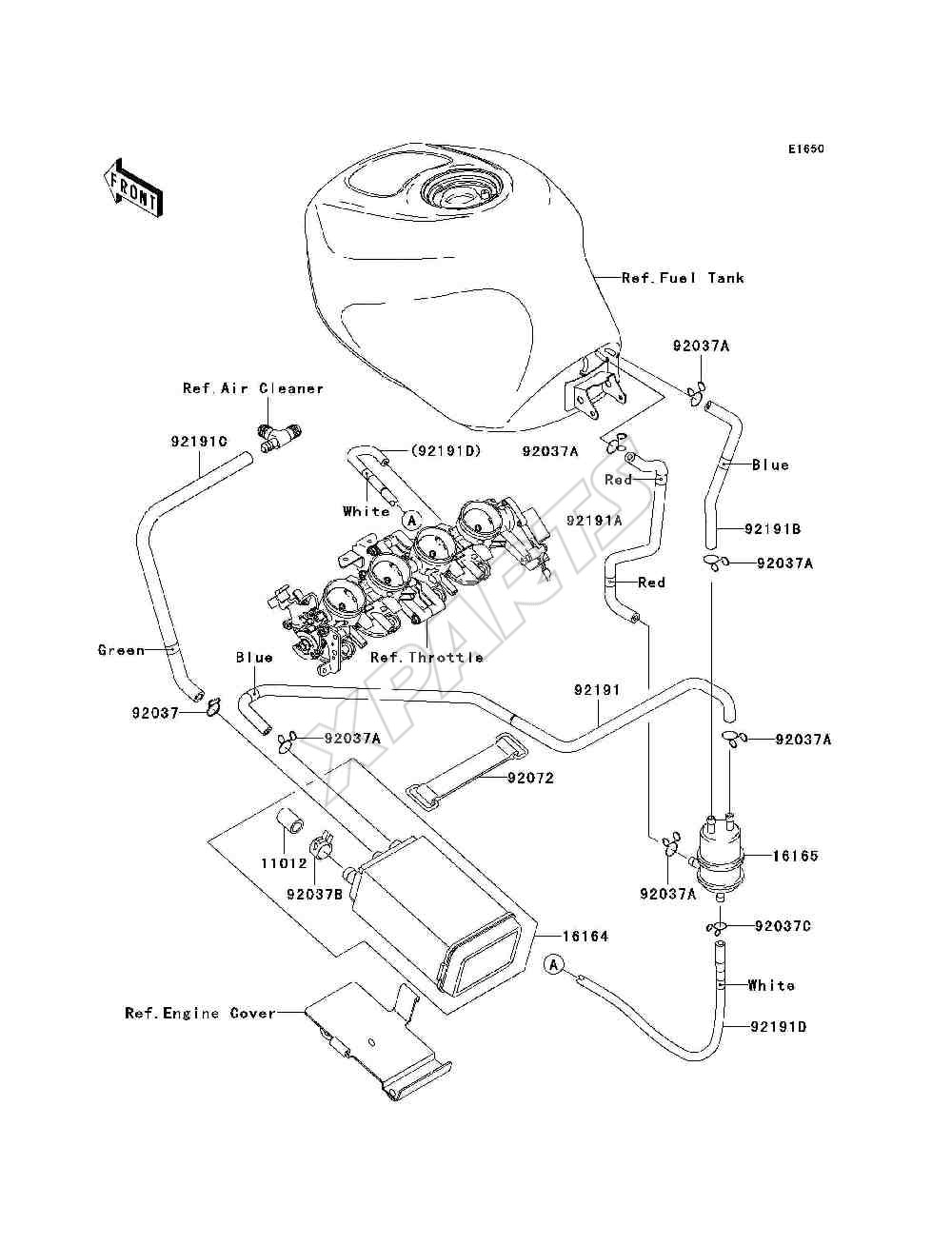 Billede til varegruppe Fuel Evaporative System(CA)
