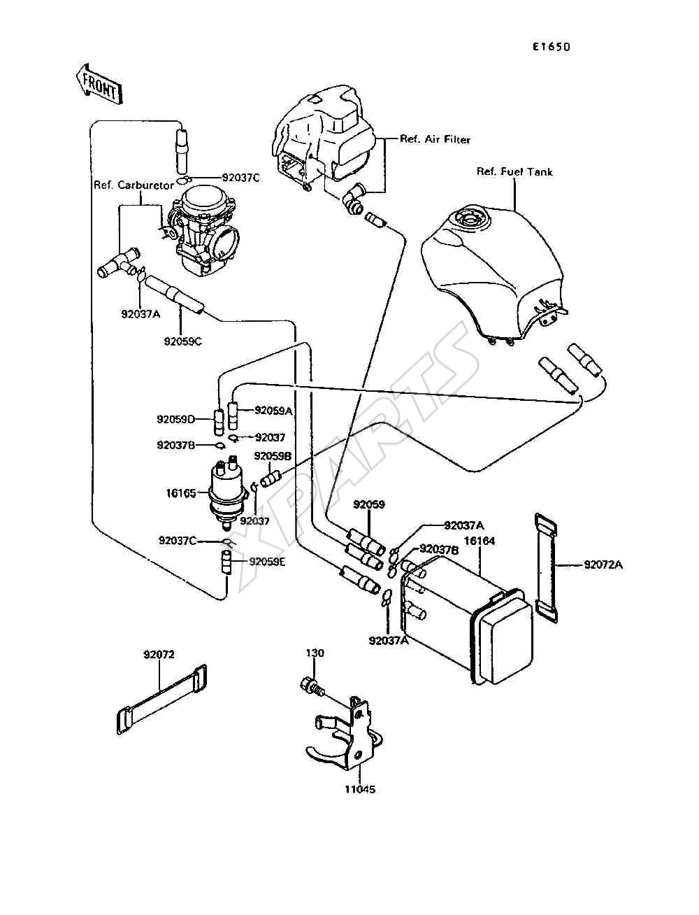 Billede til varegruppe Fuel Evaporative System(CA)