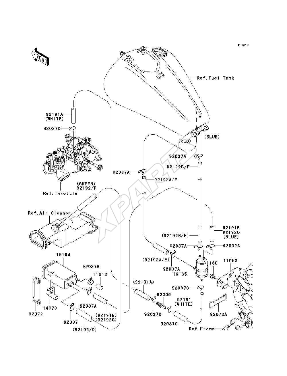 Billede til varegruppe Fuel Evaporative System(CA)