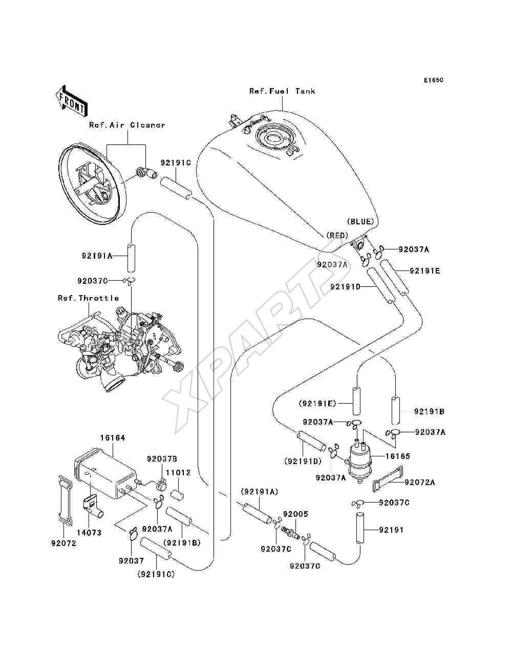 Billede til varegruppe Fuel Evaporative System(CA)