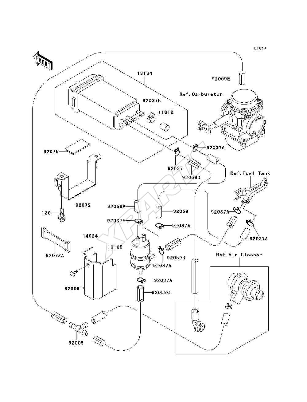 Billede til varegruppe Fuel Evaporative System(CA)
