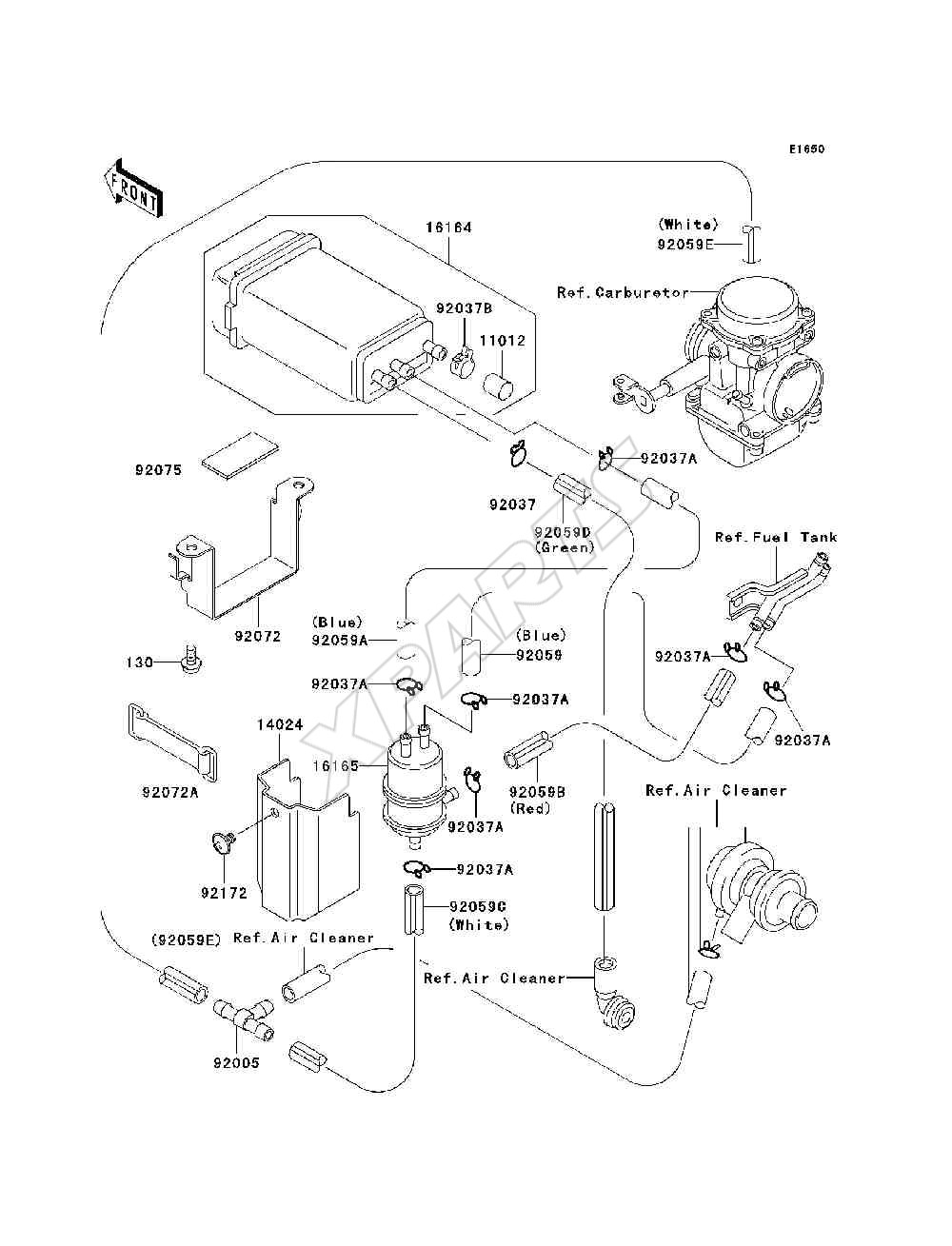 Billede til varegruppe Fuel Evaporative System(D6F / D7F)(CA)