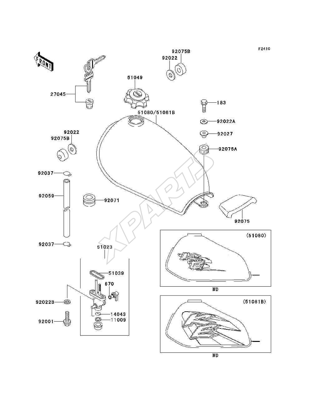 Billede til varegruppe Fuel Tank