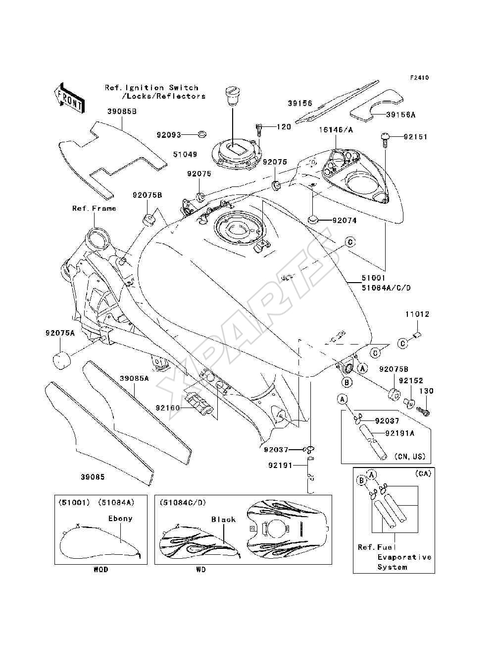 Billede til varegruppe Fuel Tank(B6F / B7F / B7FA)