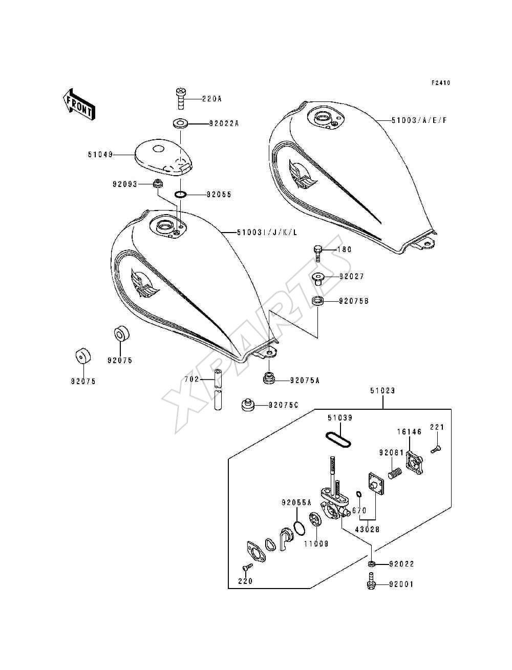 Billede til varegruppe Fuel Tank(EN500-A1 / A2 / A3)
