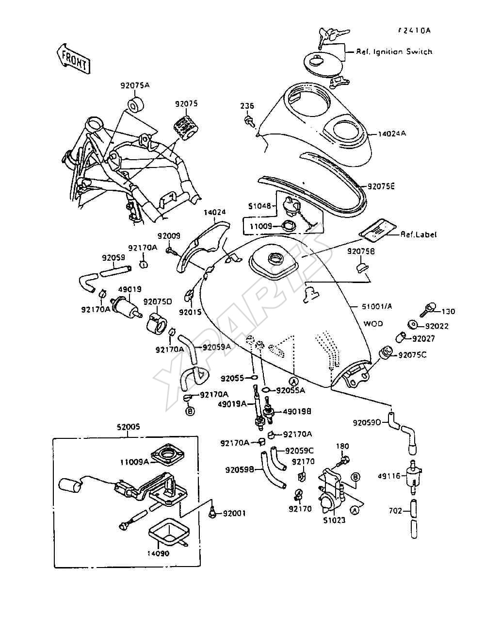 Billede til varegruppe Fuel Tank(VN1500-C4)