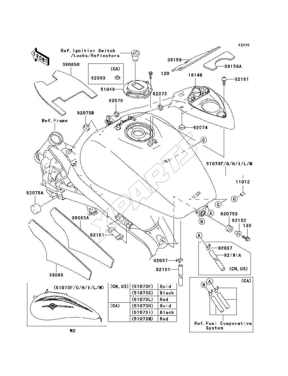 Picture for category Fuel Tank(VN1500-P1)
