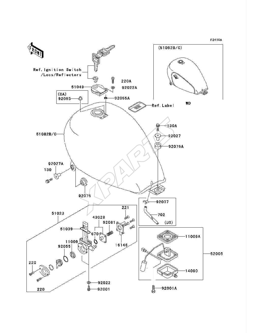 Billede til varegruppe Fuel Tank(VN750-A19)