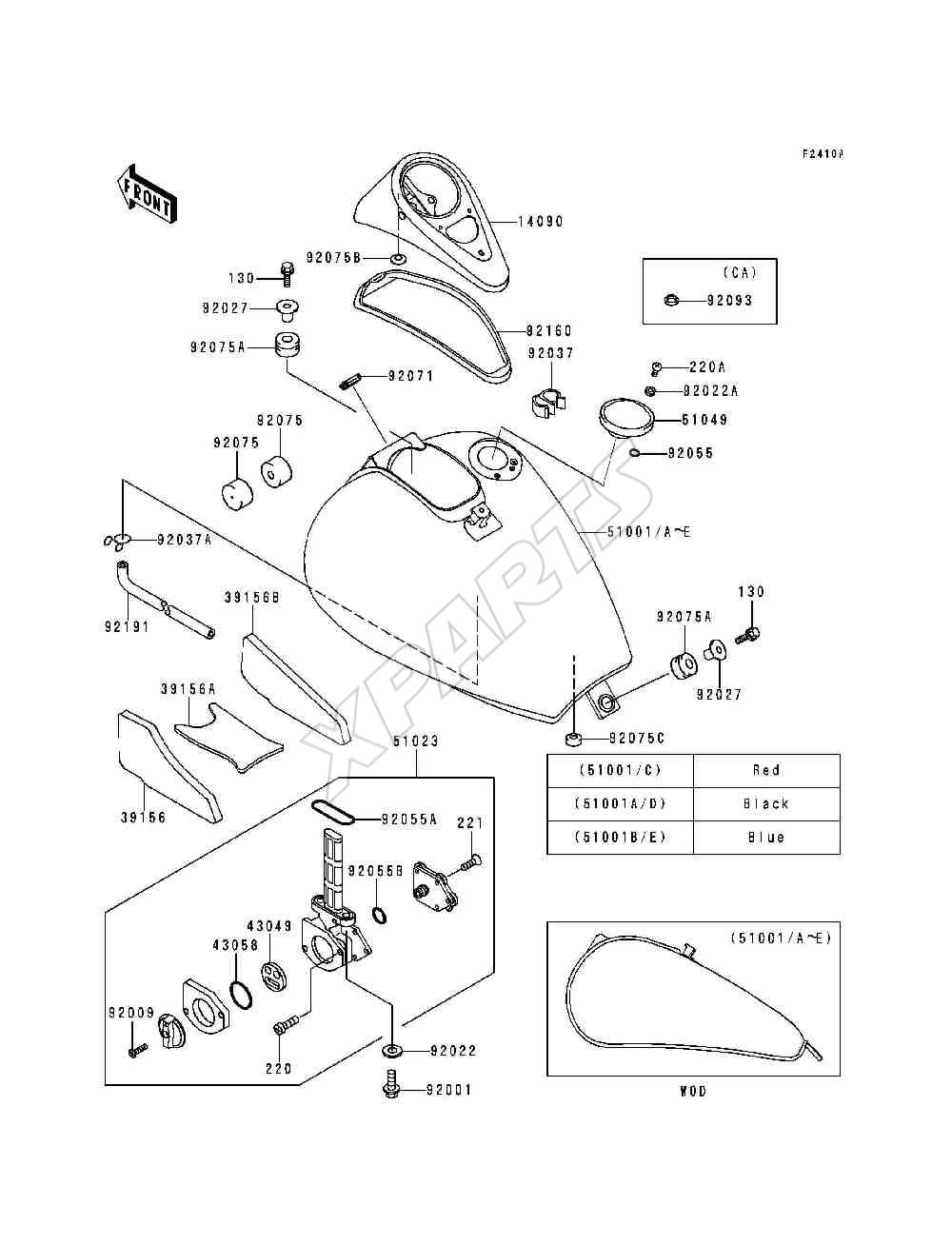Billede til varegruppe Fuel Tank(VN800-A3)