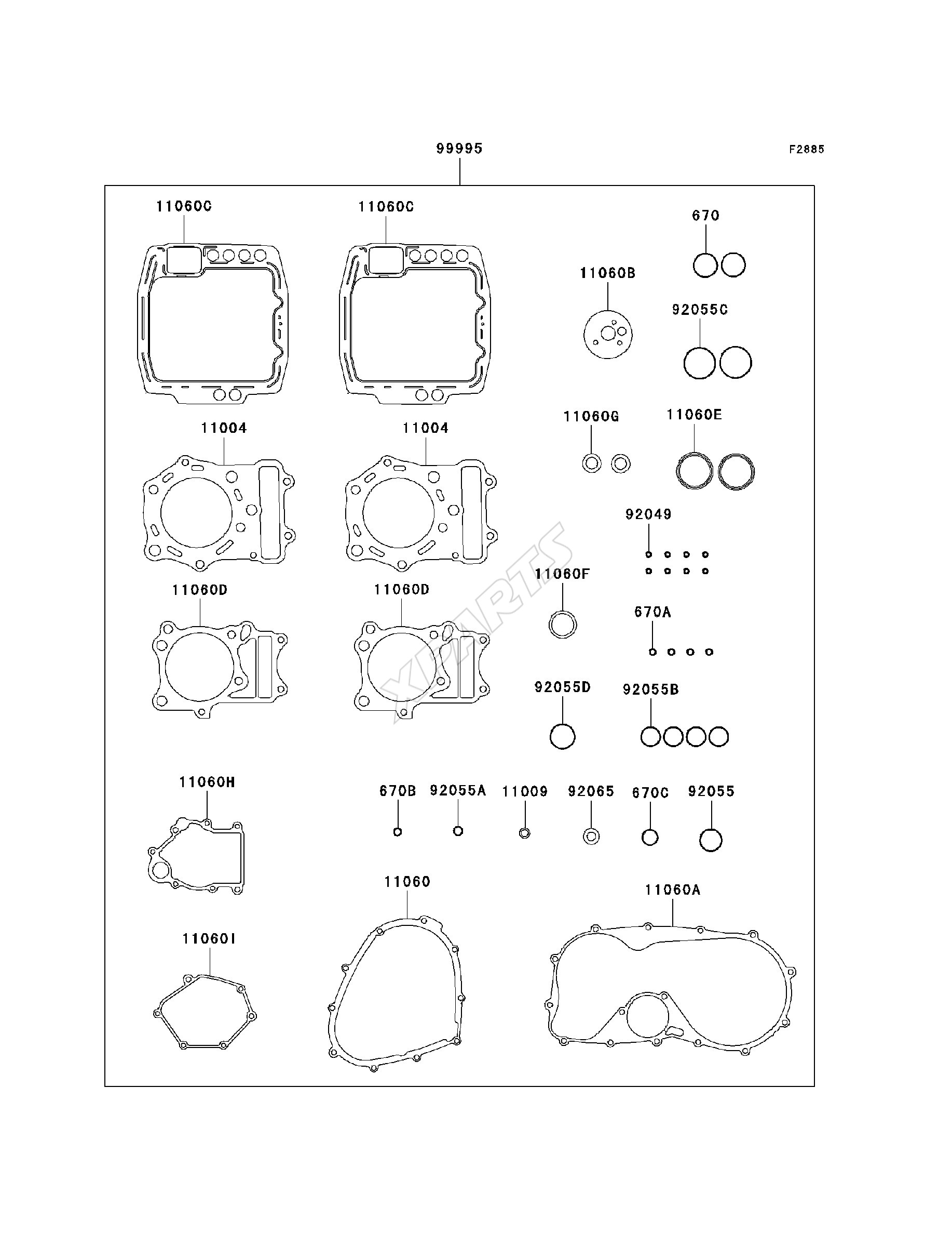 Billede til varegruppe Gasket Kit