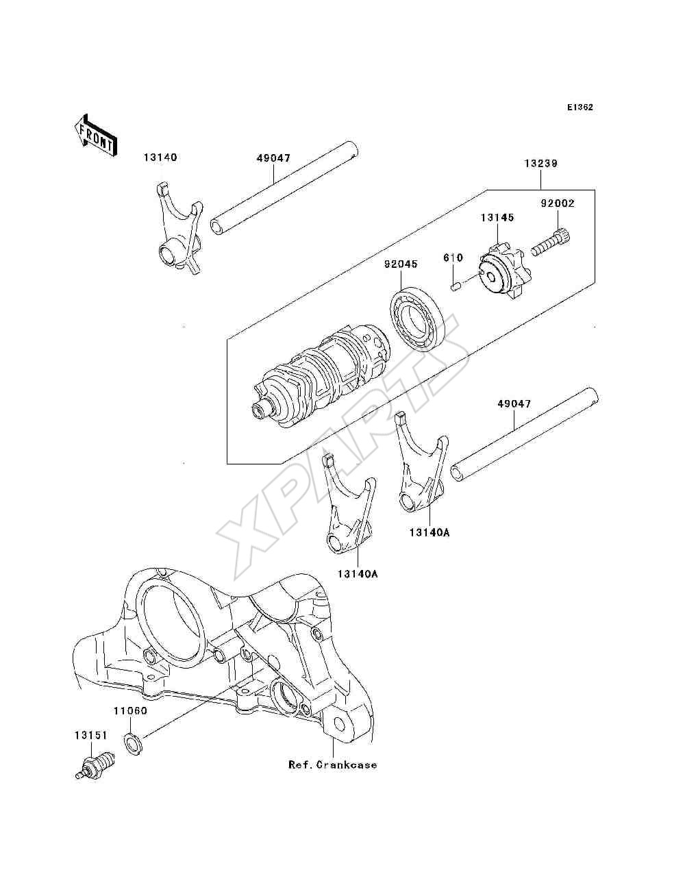 Billede til varegruppe Gear Change Drum / Shift Fork(s)