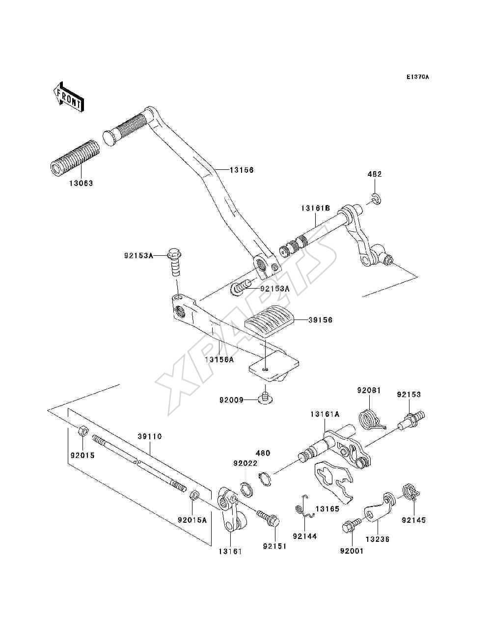 Billede til varegruppe Gear Change Mechanism(R4 / R5)