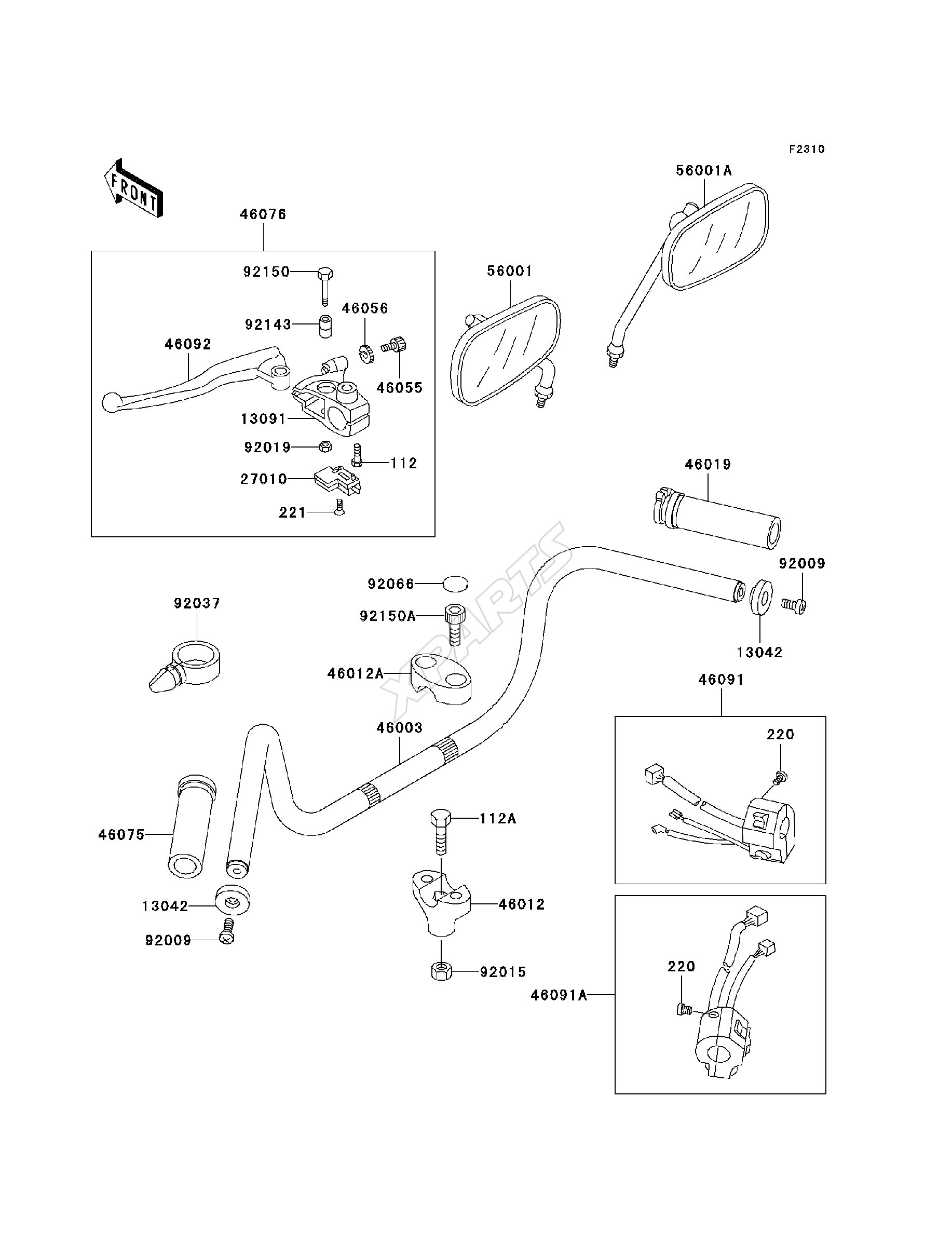Billede til varegruppe Handlebar(VN800-B1)