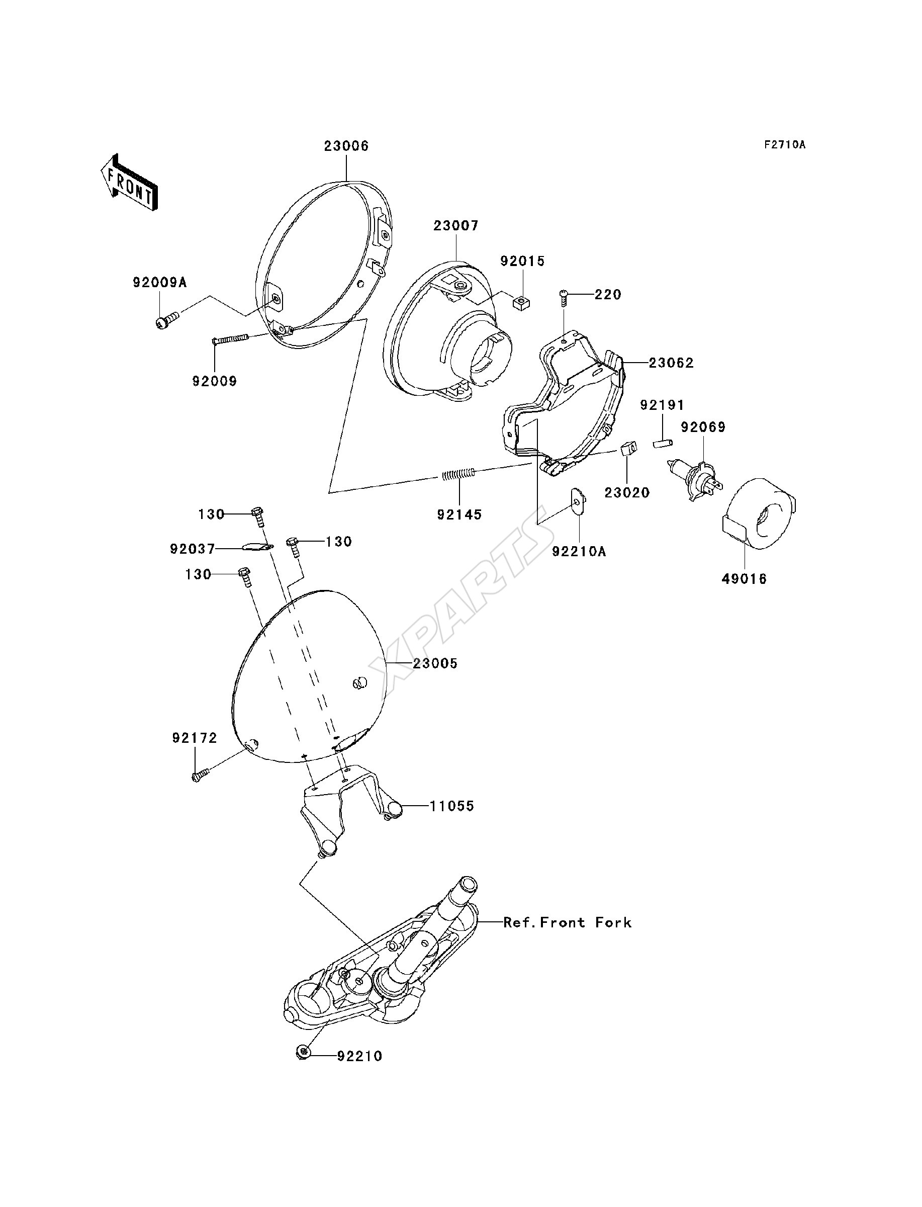 Billede til varegruppe Headlight(s)(D9F / DAF)