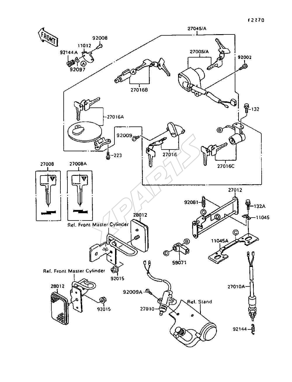 Billede til varegruppe Ignition Switch / Locks / Reflectors