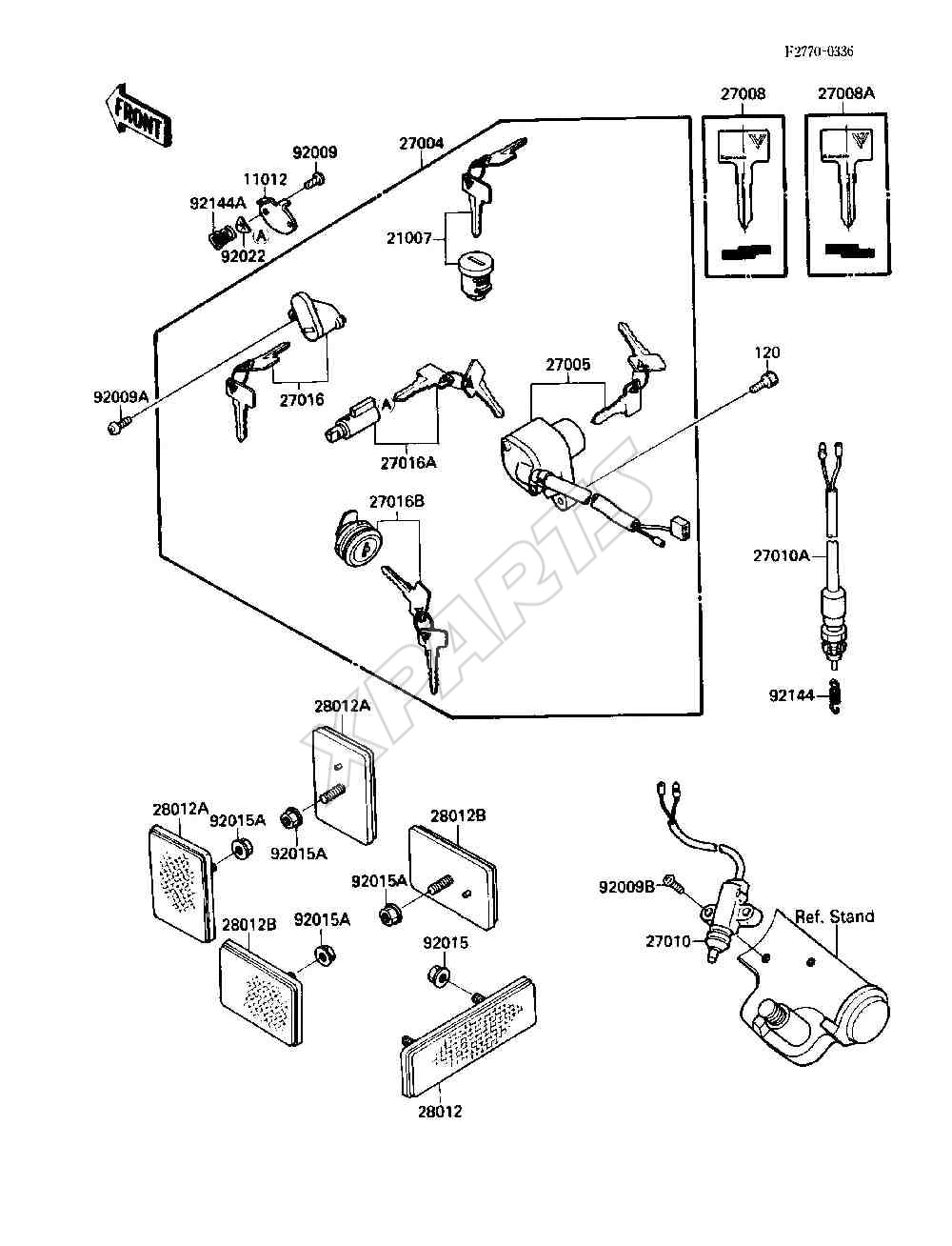 Billede til varegruppe Ignition Switch / Locks / Reflectors