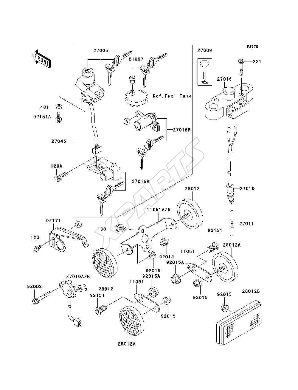 Bild für Kategorie Ignition Switch / Locks / Reflectors