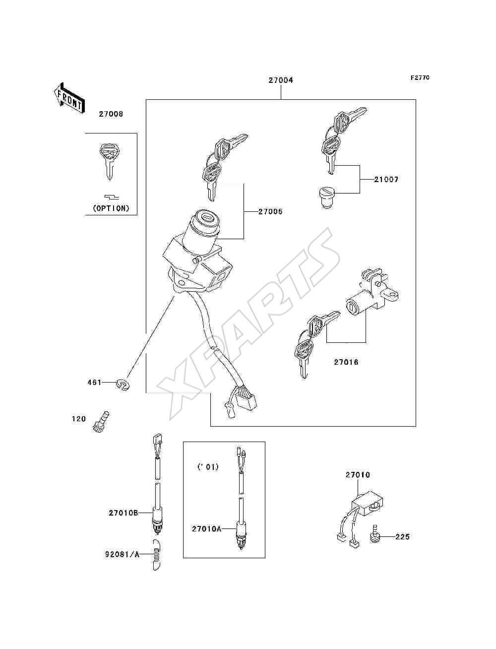 Billede til varegruppe Ignition Switch / Locks / Reflectors