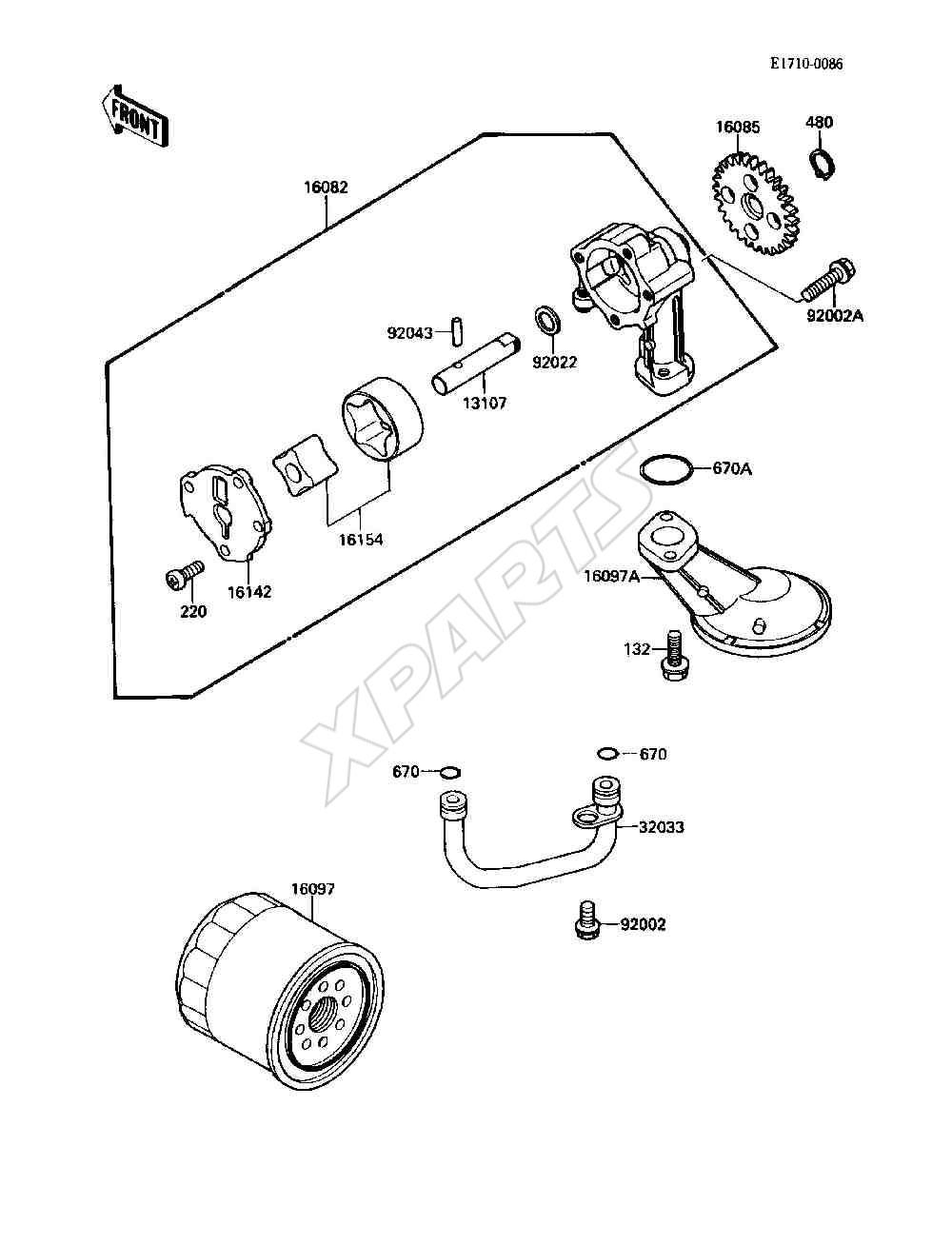 Billede til varegruppe Oil Pump(EN450AE029480&NAMI.)