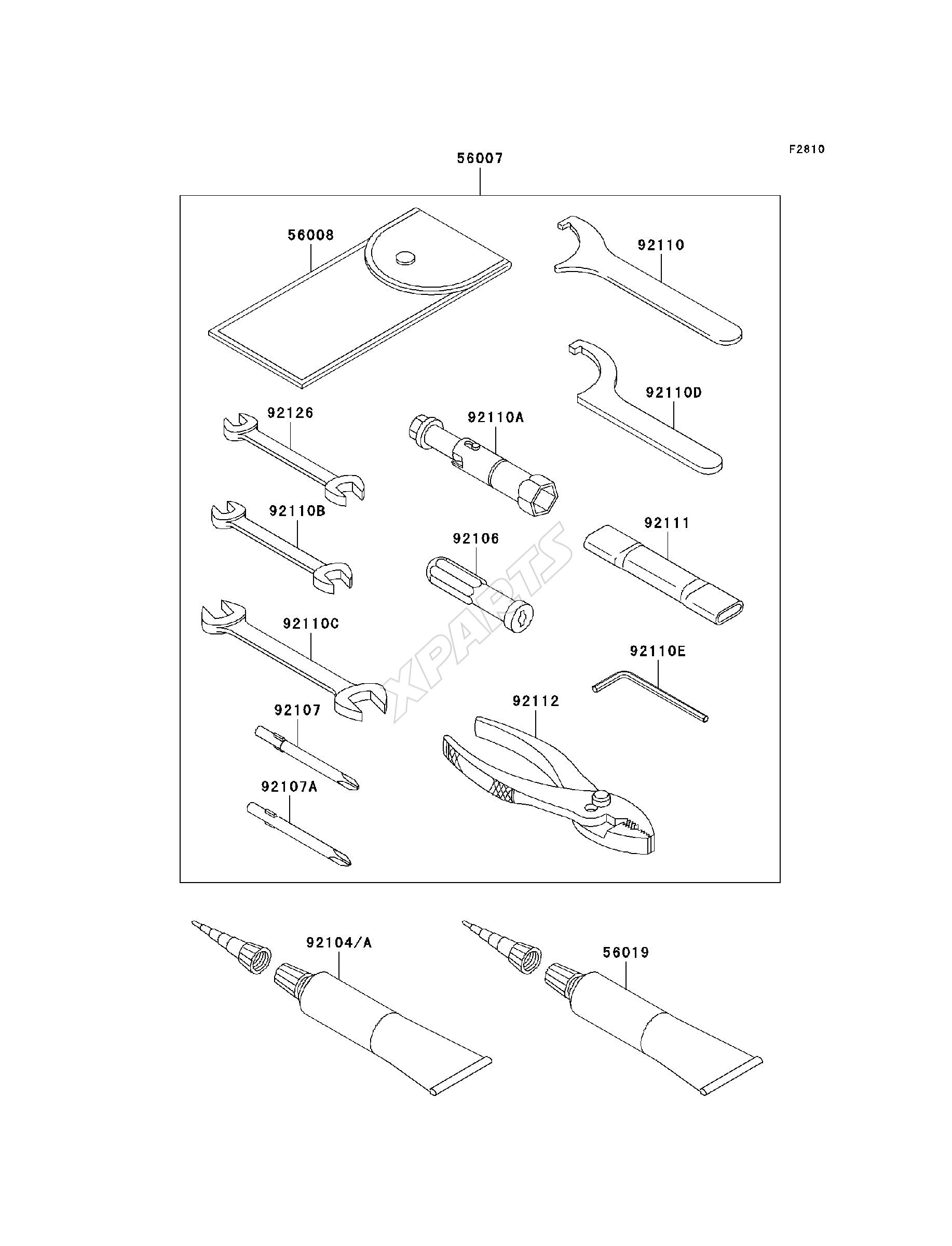 Billede til varegruppe Owners Tools(D6F-D9F)