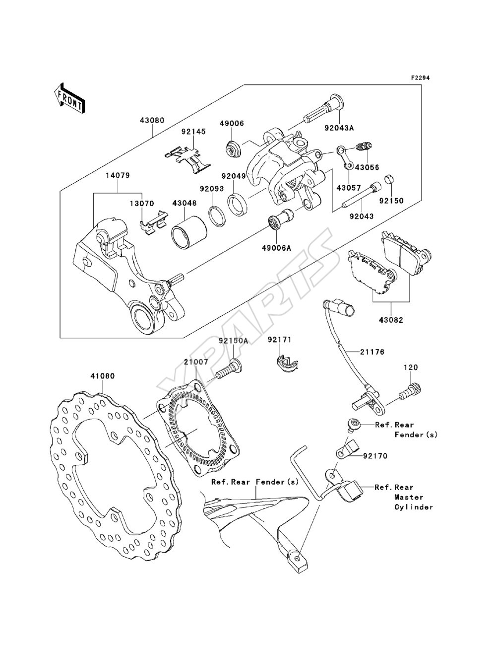 Billede til varegruppe Rear Brake