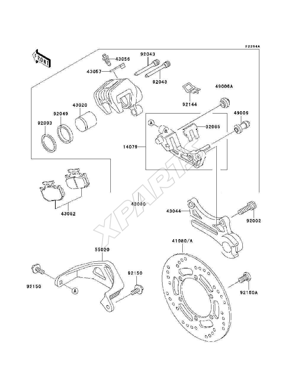 Billede til varegruppe Rear Brake(A11 / A12)