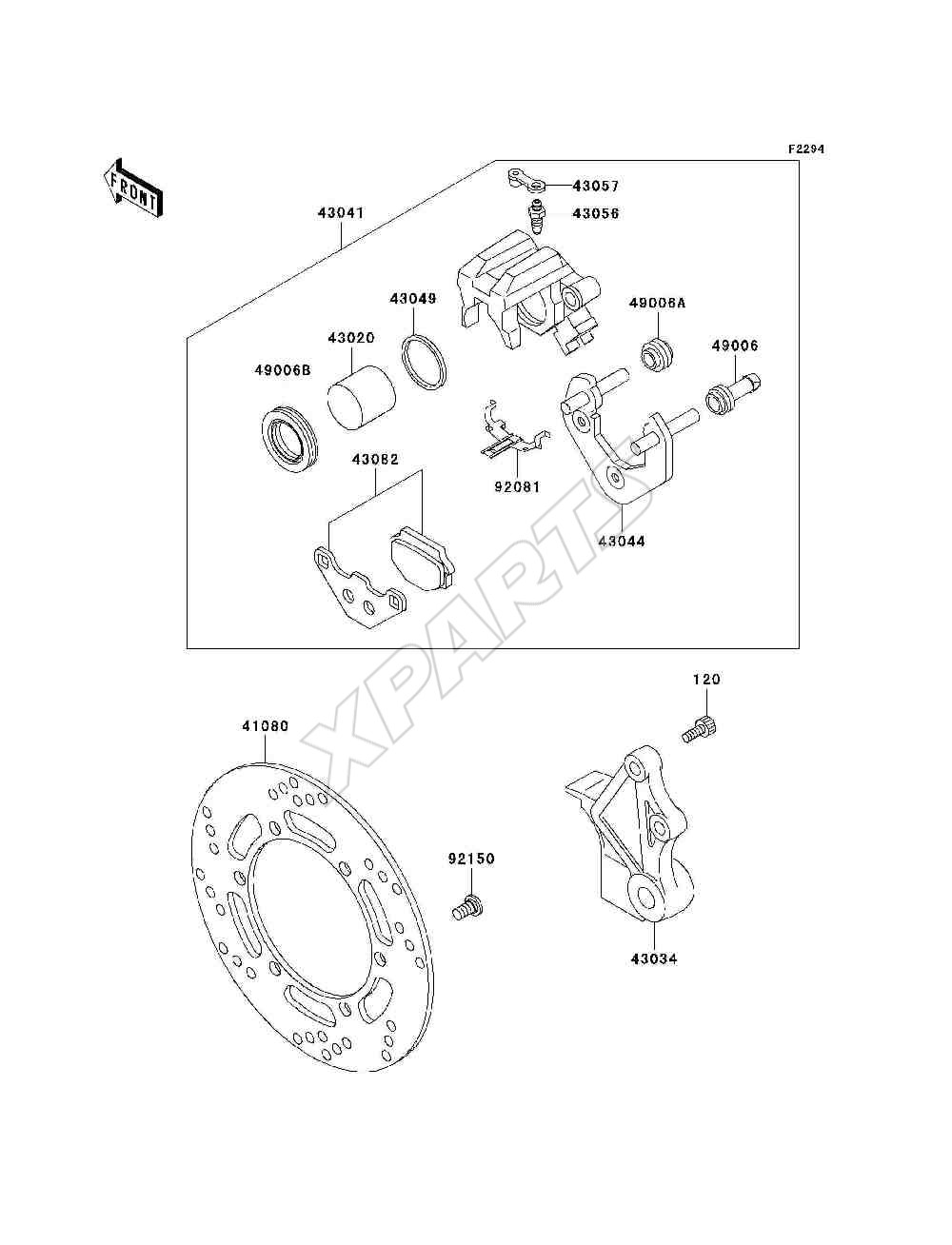 Billede til varegruppe Rear Brake(A15-A17)