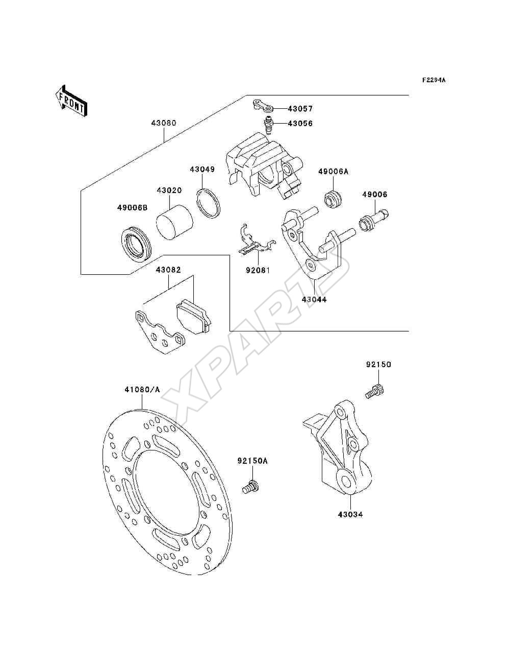 Billede til varegruppe Rear Brake(A18 / A19)
