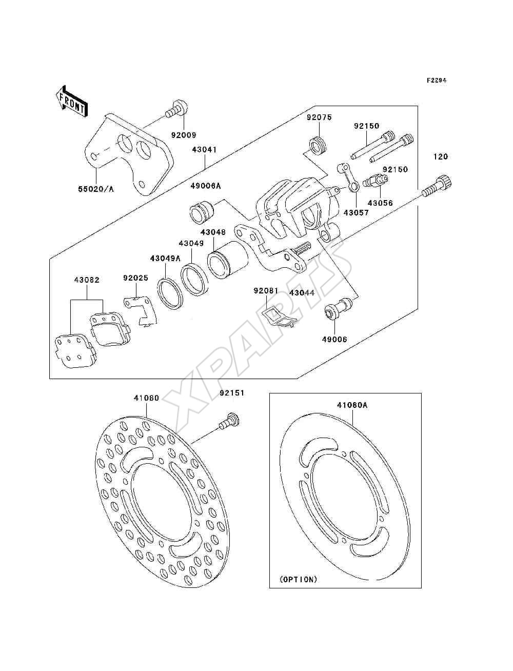 Billede til varegruppe Rear Brake(A1-A3)