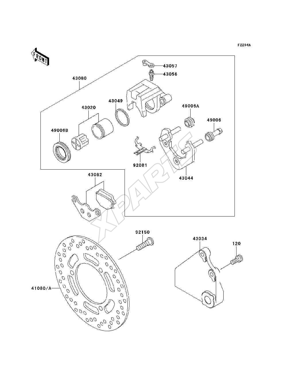 Billede til varegruppe Rear Brake(D11 / D12)