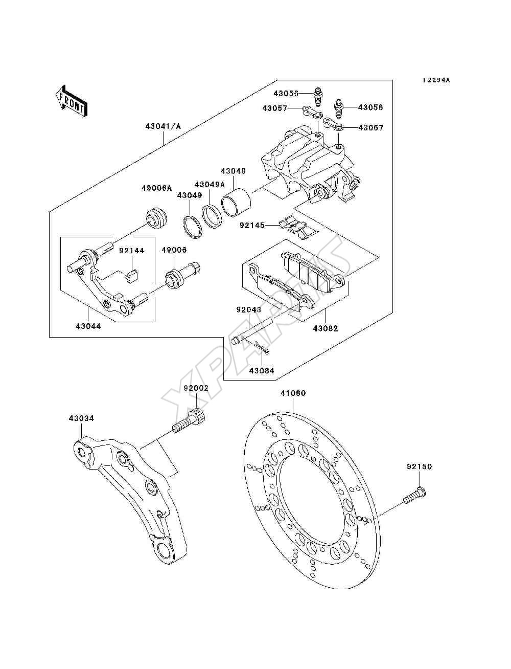 Billede til varegruppe Rear Brake(P21 / P22)