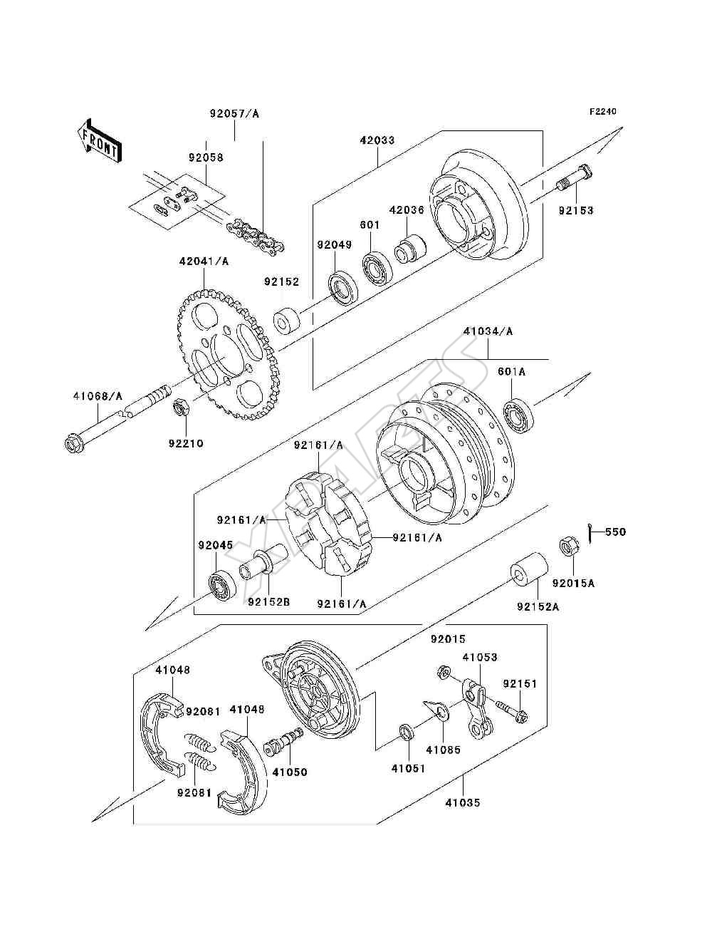 Billede til varegruppe Rear Hub(A1-A3)