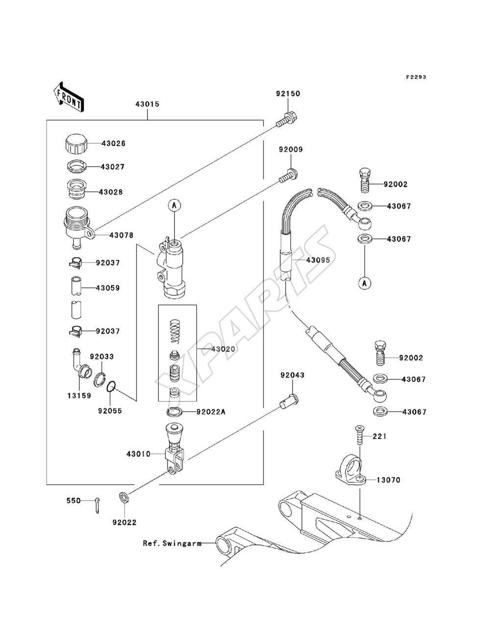 Billede til varegruppe Rear Master Cylinder