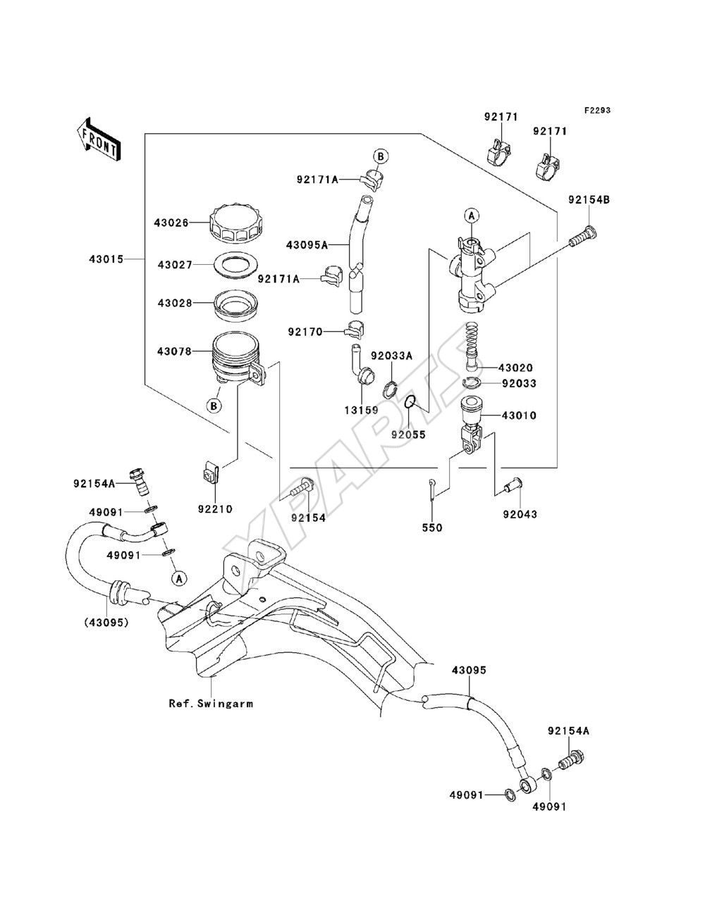 Billede til varegruppe Rear Master Cylinder