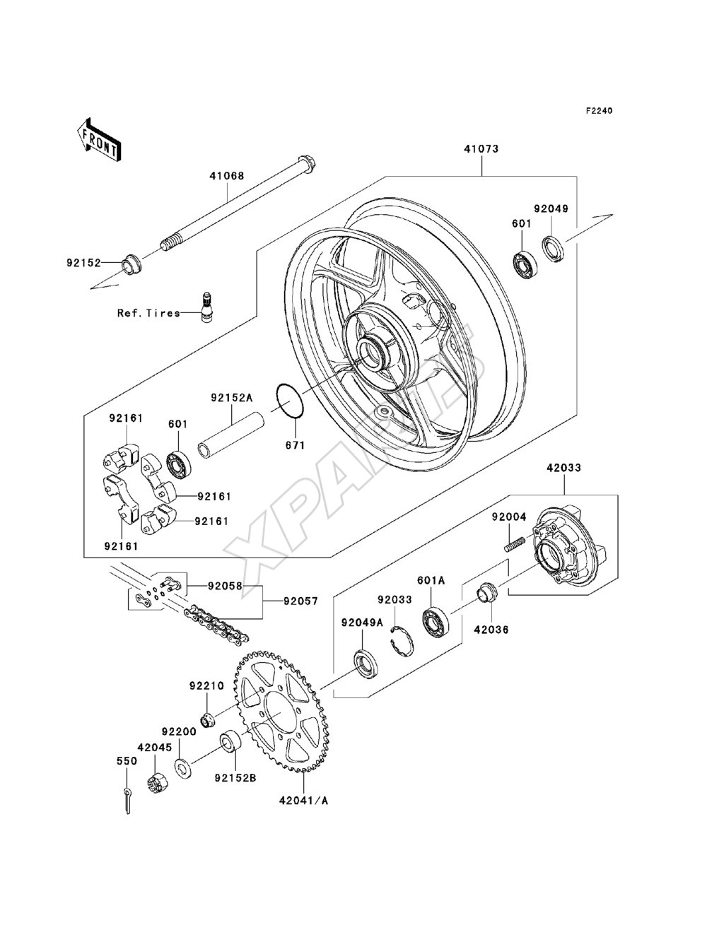 Billede til varegruppe Rear Wheel / Chain