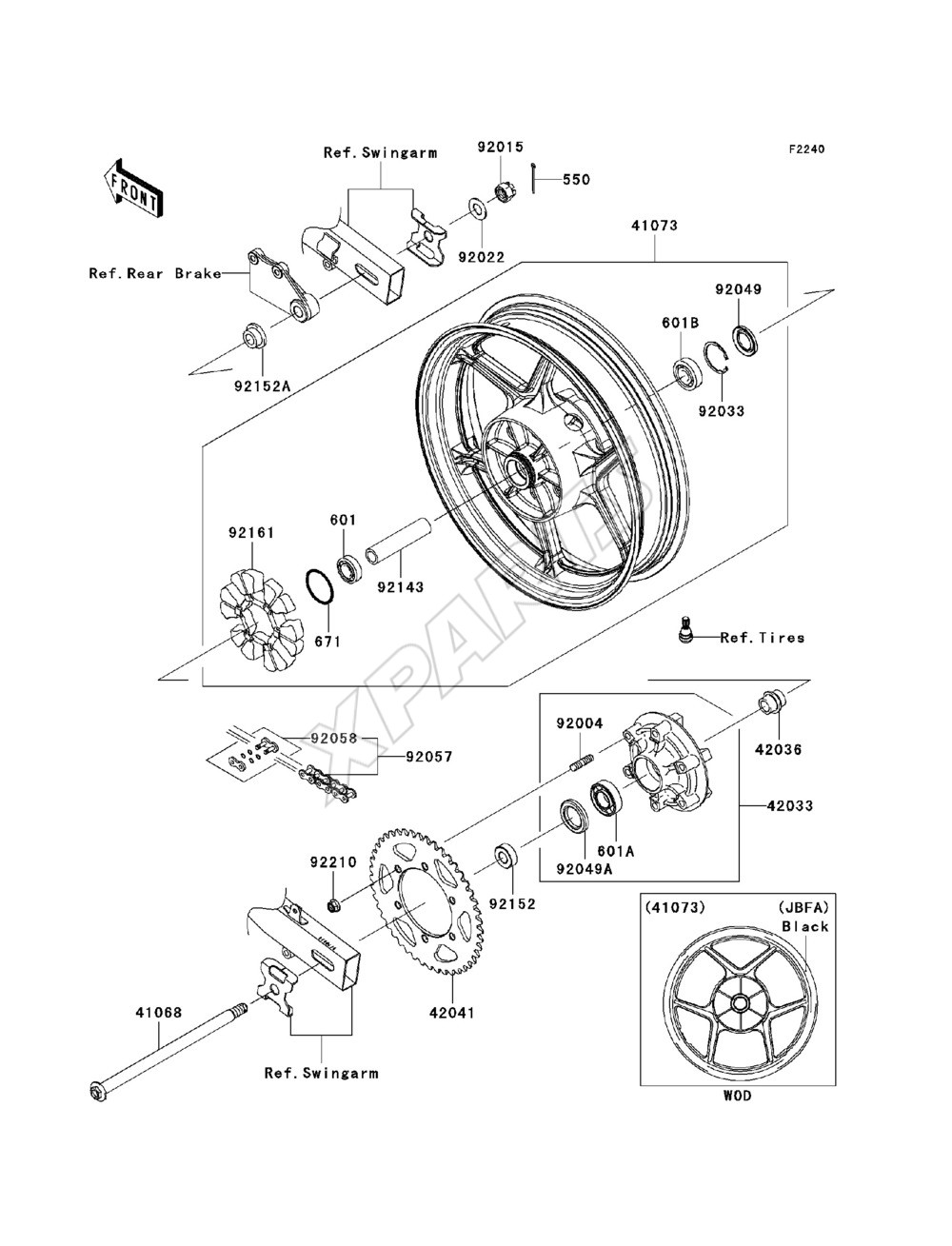 Billede til varegruppe Rear Wheel / Chain