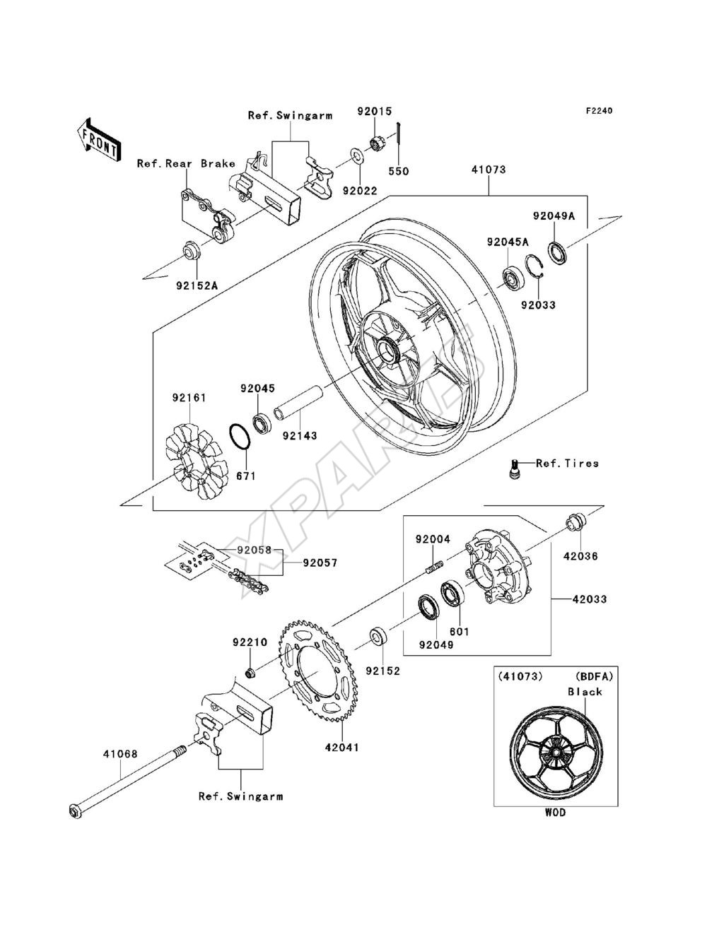 Billede til varegruppe Rear Wheel / Chain