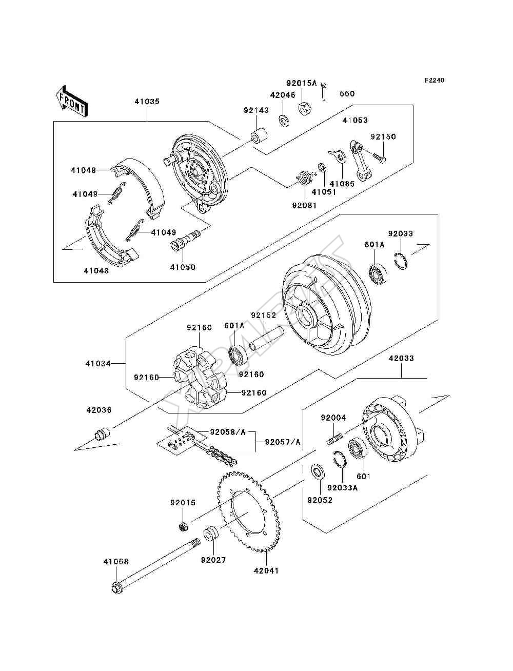 Billede til varegruppe Rear Wheel / Chain