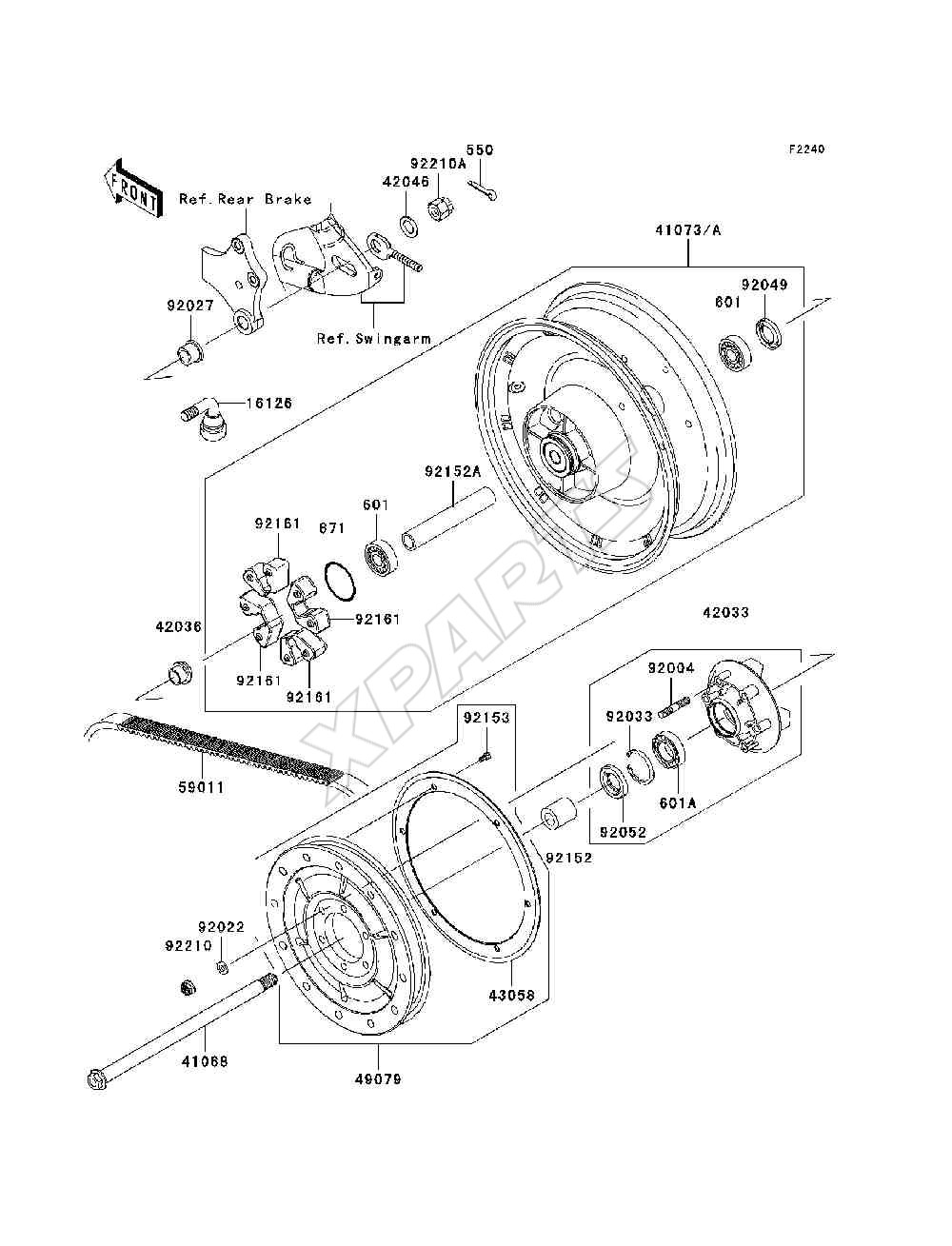 Billede til varegruppe Rear Wheel / Chain