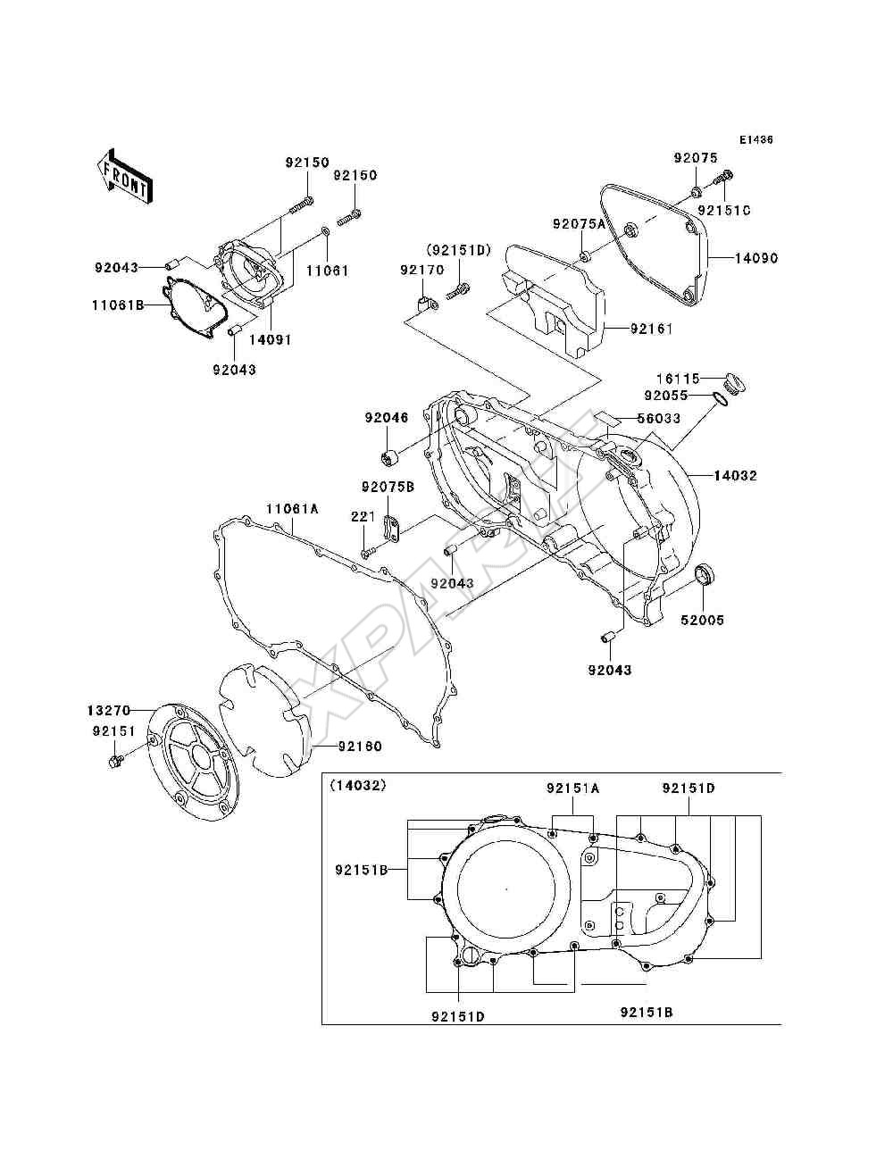 Billede til varegruppe Right Engine Cover(s)