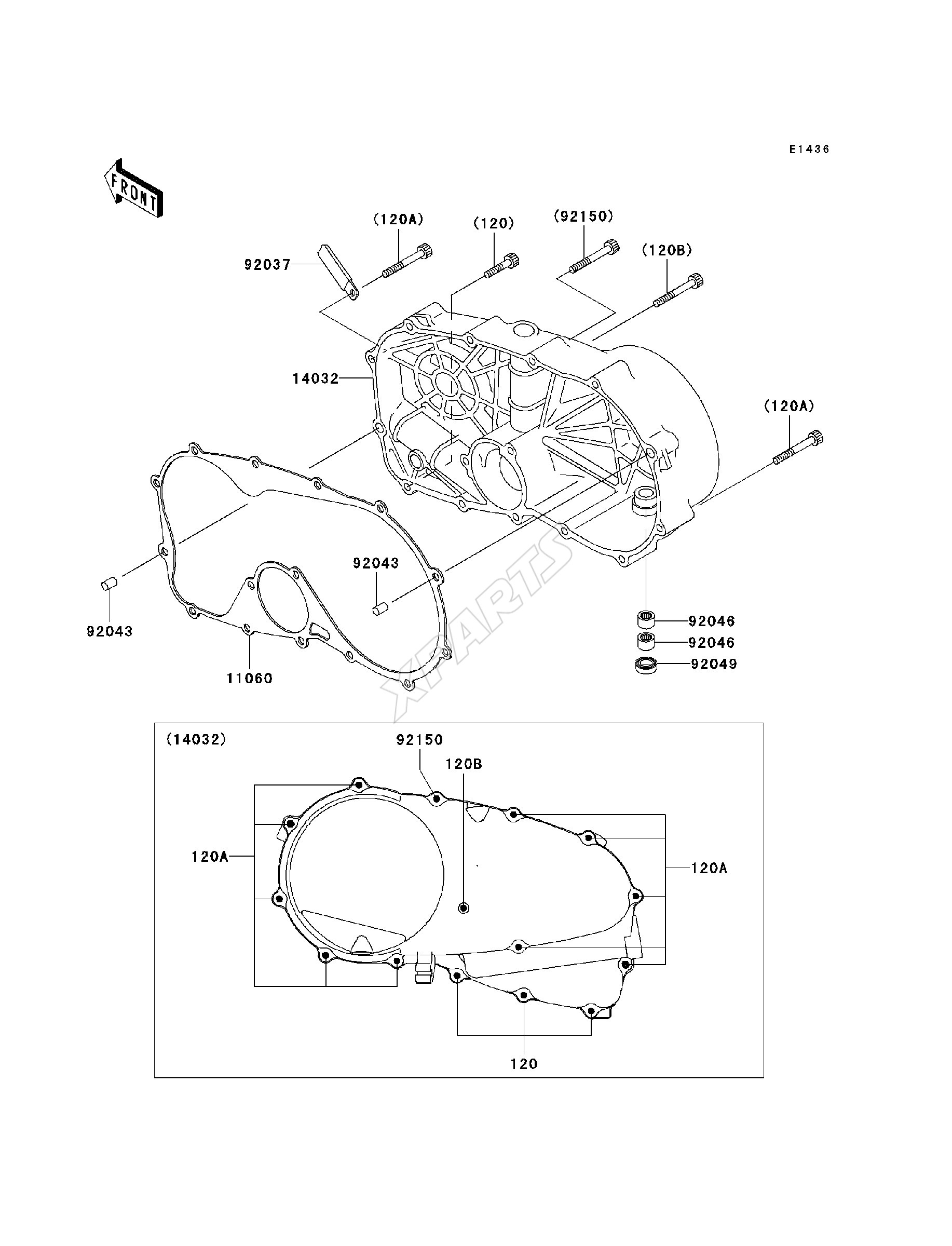 Billede til varegruppe Right Engine Cover(s)